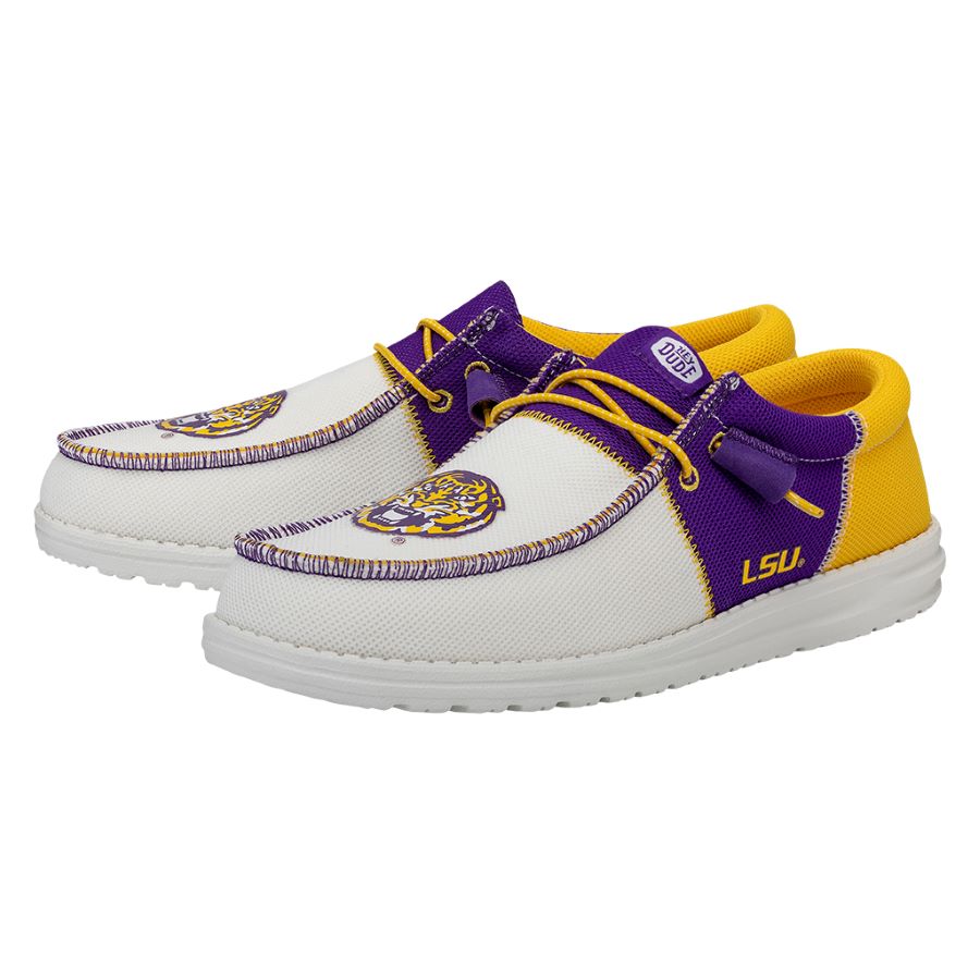 Men's Wally Tri LSU - LSU Purple/Gold - Image 3