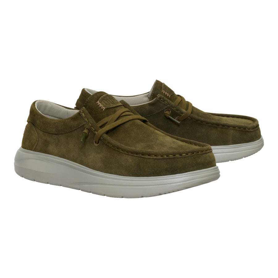 Wally Comf Suede - Dark Olive/Stone Grey - Image 2