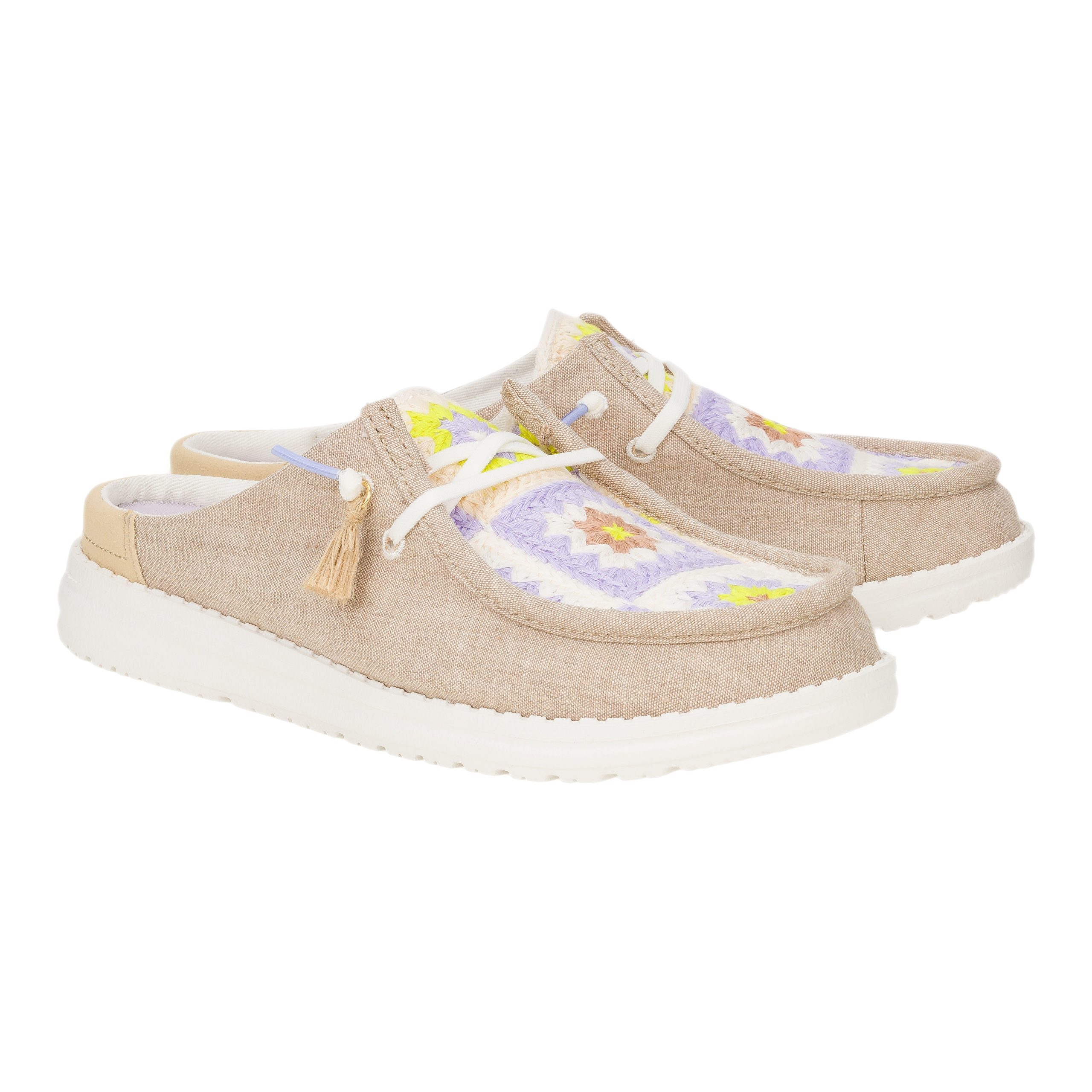 Wendy Slip Cottage Crochet - Wood Ash/Multi - Image 2