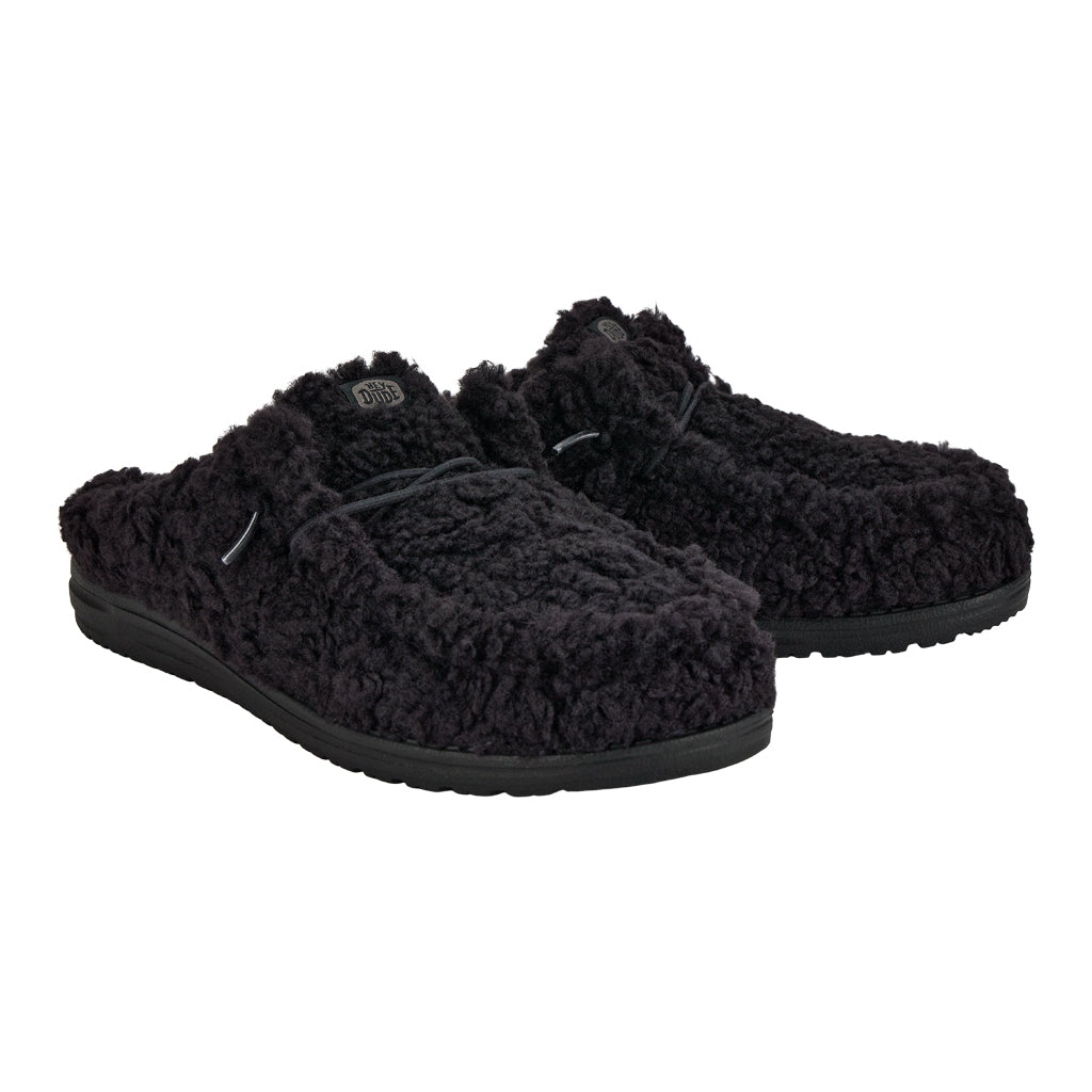 Wally Slipper - Cozy Black/Black - Image 2