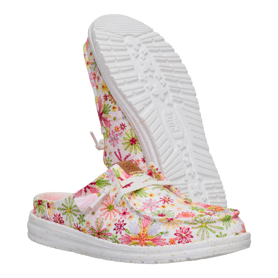Wendy Slip Embroidered Floral - White/Multi - Image 3