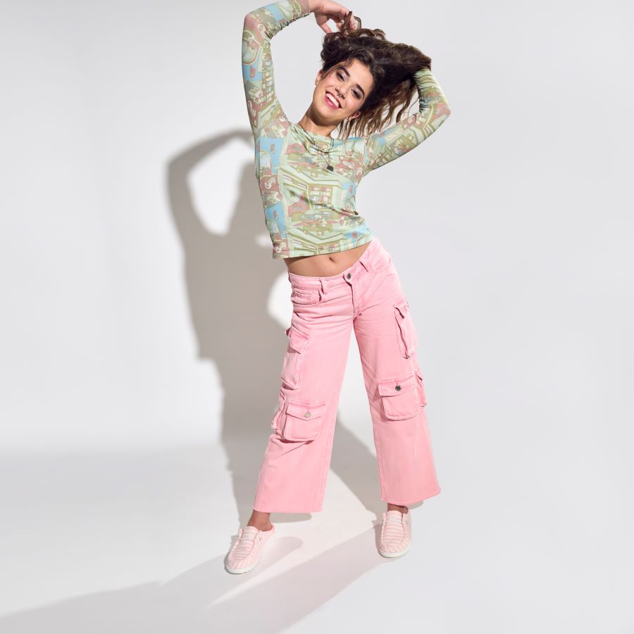 Wendy Slip Terry Stripe - Stripe Pink/White - Image 2