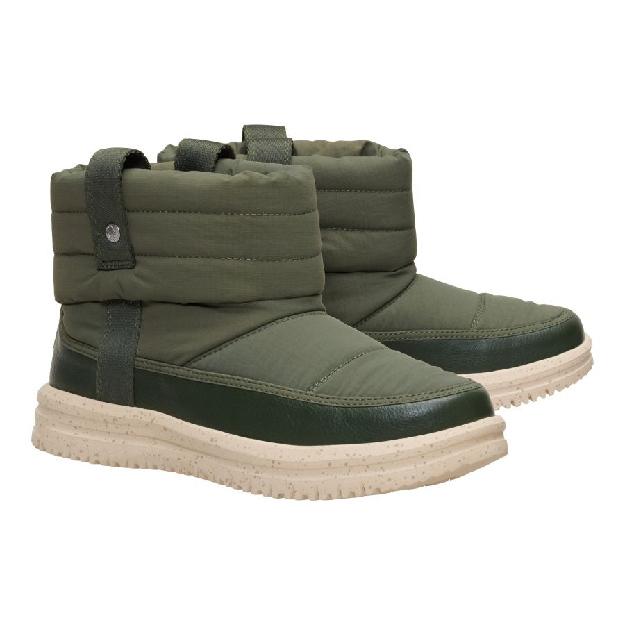 Camden Cuff Nylon Quilt - Dark Olive - Image 2