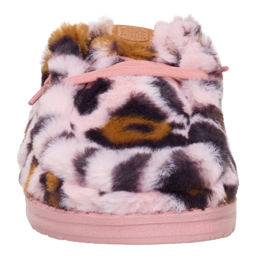 Wendy Slipper Leo Fur - Pink/Multi - Image 4