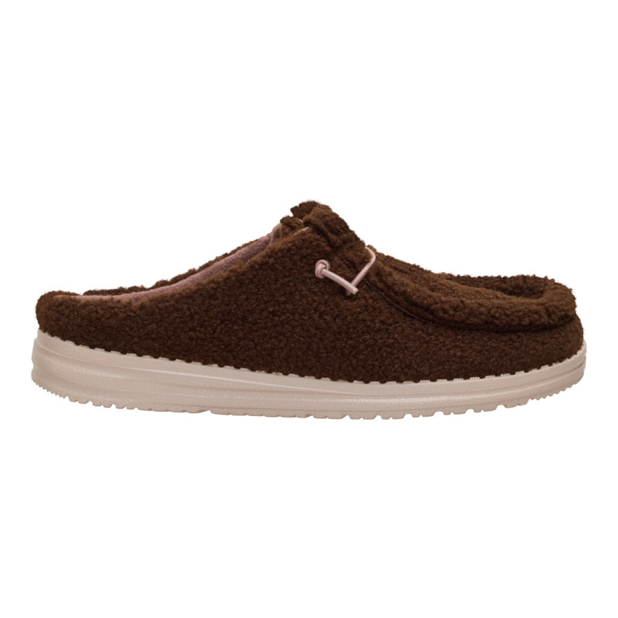 Wendy Slip Sherpa - Dark Brown - Image 8