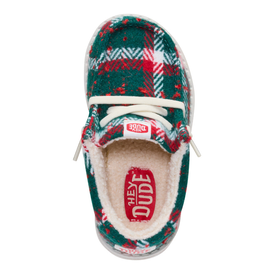 Wally Toddler Confetti Plaid Cozy - Red/Green/Multi - Image 6