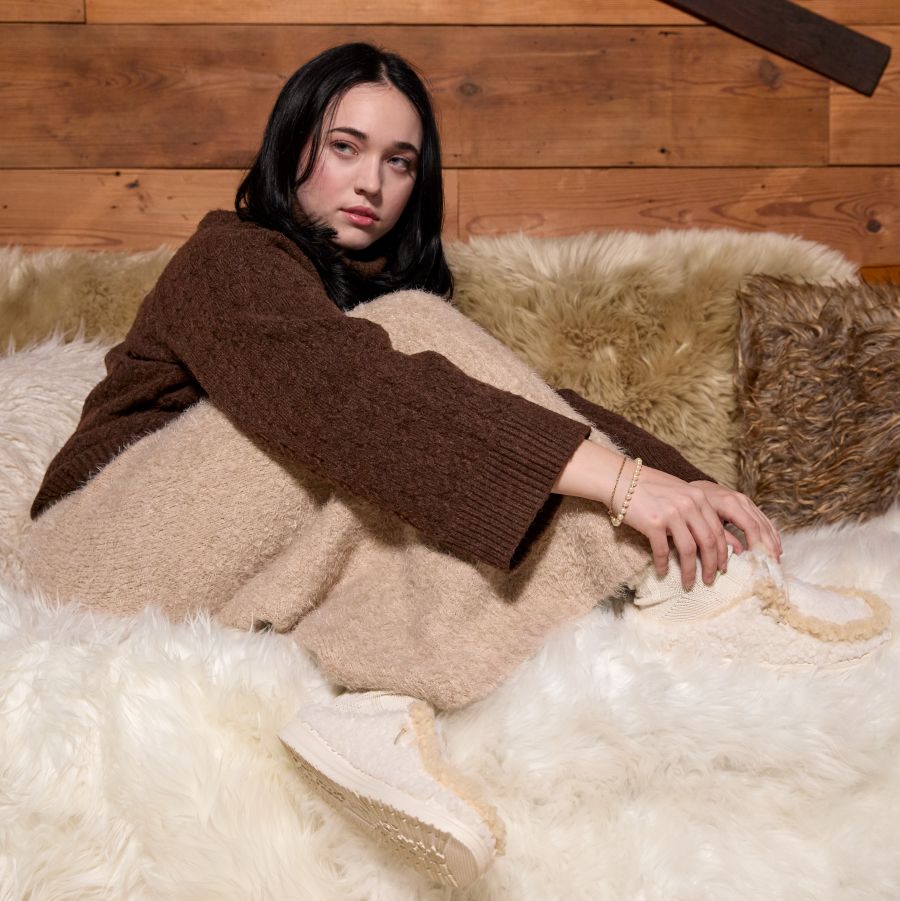 Wendy Slipper - Egret/Wood Ash - Image 2